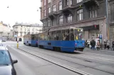 Kraków tram line 10 with railcar 914 at Stradom (2011)