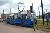 Kraków tram line 18 with railcar 942 at Łagiewniki (2008)