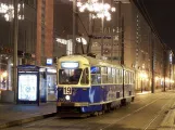 Kraków tram line 19 with articulated tram 210 at Dworzec Główny Zachód (2008)