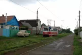 Kramatorsk tram line 3 with railcar 0059 at Oleksy Tykhoho Street (2012)