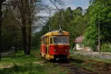 Kyiv tram line 12 with railcar 5933 near 9-A Liniia (2011)