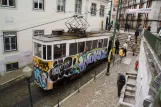 Lisbon funicular Elevador da Glória  at Bairro Alto (2013)