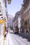 Lisbon tram line 28E on Rua da Conceição (2003)