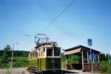 Malmköping museum line with railcar 34 at Hosjö (2005)