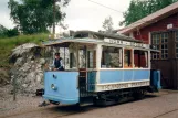 Malmköping railcar 11 in front of Hall III (1995)