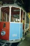 Malmköping railcar 186 inside Hall III (1995)