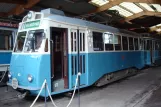 Malmköping railcar 43 inside Hall III (2012)