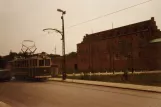 Malmö Museispårvägen with museum tram 20 by Malmöhus (1990)