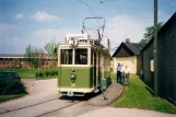 Malmö Museispårvägen with railcar 20 at Bastionen (2002)