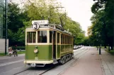 Malmö Museispårvägen with railcar 20 at Stadsbiblioteket (2003)