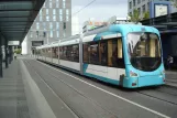 Mannheim tram line 3 with low-floor articulated tram 5709 at MA Hauptbahnhof (2016)