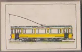 Matchbox: Bogiemotorvogn tegnet af arkitekt Ib Lunding i 1928-1929. Vel nok det ypperste der er præsteret indenfor gadeinventar.
(1978)