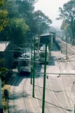 Mexico City tram line Tren Ligero (TL)  at Estano Azteca (2003)