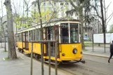 Milan tram line 29/30 with railcar 1648 at P.le Aquileia (2009)