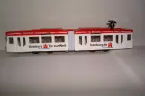 Model tram: Hamburg, side view (2000)