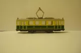 Model tram: Malmö museum tram 20, side view (1990)