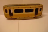 Model tram: Next to a wooden toy tram, from Copenhagen. LINIE 14 (1933)