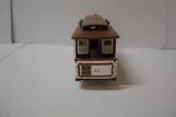 Model tram: San Francisco cable car 11, the back (2000)