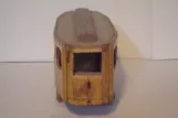 Model tram: The front: Wooden carriage (1925)