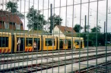 Mulhouse low-floor articulated tram 2016 at Depot Impasse de la Mertzau (2007)