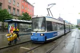 Munich tram line 17 with low-floor articulated tram 2130 at Hauptbahnhof (Nord) (2010)