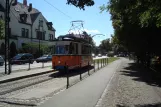 Naumburg (Saale) 4 with railcar 38 at Vogelwiese (2014)