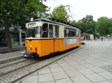 Naumburg (Saale) tourist line 4 with railcar 38 at Hauptbahnhof (2023)