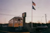 New Haven railcar 855 at Holiday Inn. Yale (1996)