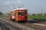 New Orleans line 2 Riverfront with railcar 462 near Ursulines St. (2010)