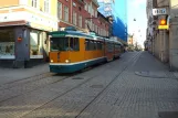 Norrköping tram line 3 with articulated tram 65 "Kassel" at Hospitalsgatan (2009)