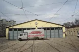 Nuremberg in front of Historische Straßenbahndepot St. Peter (2013)