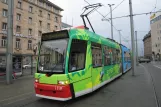 Nuremberg tram line 7 with low-floor articulated tram 1119 at Bahnhofplatz (2010)