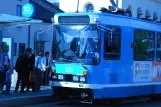 Oslo articulated tram 105 at Aker brygge (2013)