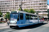 Oslo tram line 11 with articulated tram 135 at Stortorvet (2005)