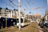 Ostend De Kusttram with articulated tram 6033 at Koning Leopold III plein Blankenberge (2007)