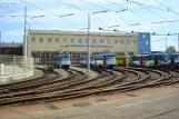 Ostrava railcar 1033 in front of Vozovna Křivá (2008)