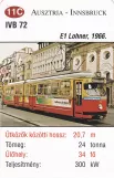 Playing card: 11C Ausztria - Innsbruck
 (2014)