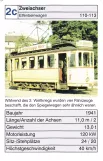 Playing card: 2c Zweiachser Elfenbeinwagen 110-113
 (2002)