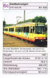 Playing card: 6c Stadtbahnwagen
 (2002)