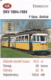 Playing card: A4 Debrecen
 (2014)