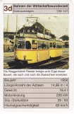 Playing card: Bahnen der Wirtschaftswunderzeit Breitraunwagen 134
 (2002)