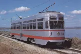 Postcard: Adelaide museum line with railcar 381 on Tramway Museum (1995)