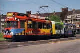 Postcard: Amsterdam articulated tram 678 at Flevopark (1986)