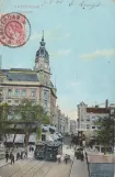 Postcard: Amsterdam railcar 32 on Leidsestraat (1906)