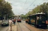 Postcard: Amsterdam railcar 4143 on Heemstedestraat (1981)