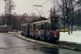 Postcard: Amsterdam tram line 10 with railcar 919 close by Vijzelgracht (1979)