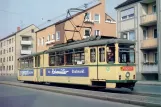 Postcard: Augsburg museum tram 403 on Blücherstraße (1981)