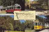 Postcard: Bad Schandau Traditionsverkehr with museum tram 9 at Depot Kirnitzschtalbahn (2000)