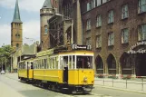 Postcard: Berlin Themenfahrten with railcar 5256 in Alt-Köpenick (1990)