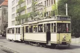 Postcard: Berlin Themenfahrten with railcar 5984 at Mitte, Am Kupfergraben (2000)